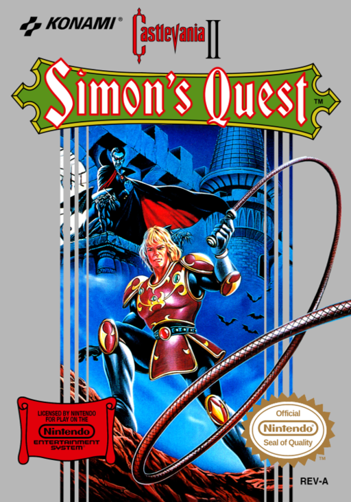 Castlevania II - Simon's Quest (World) (Castlevania Anniversary Collection) box art